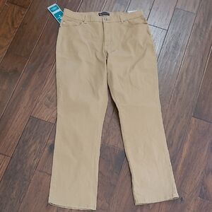 NWT Lee Platinum Label Toffee Straight Leg Jeans size 14